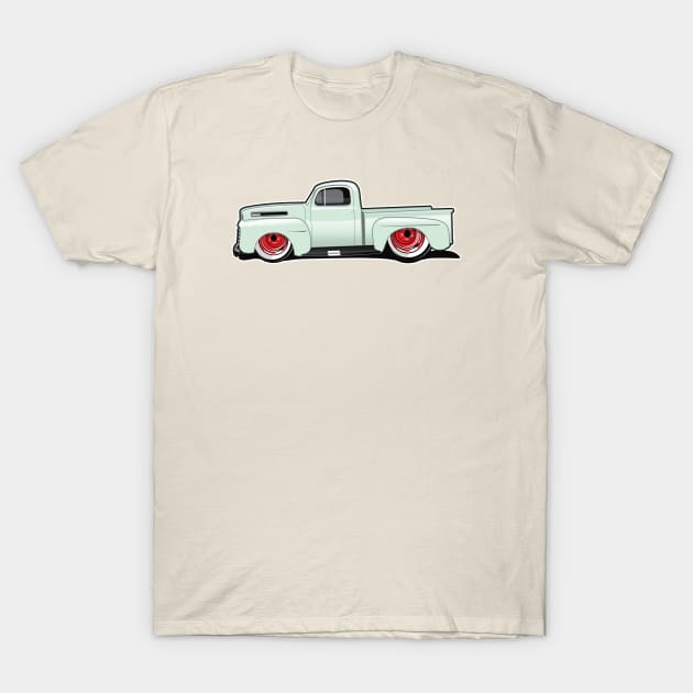 1950 Ford Truck T-Shirt by RBDesigns